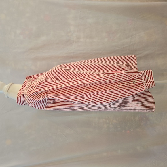 Mickey Unlimited × Jerry Leigh Embroidered Striped Button Down Womens Size Small - Picture 2 of 15